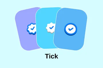 Tick 3D Icon Pack