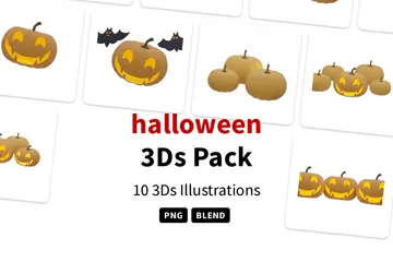 Halloween 3D Icon Pack