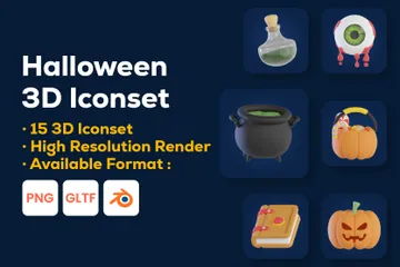 Halloween 3D Icon Pack