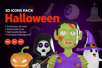 Halloween Pack 3D Icon