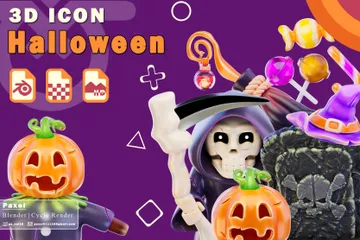 Halloween Pack 3D Icon