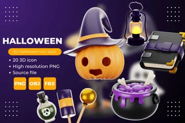 Halloween Pack 3D Icon