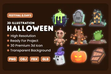 Halloween Pack 3D Icon