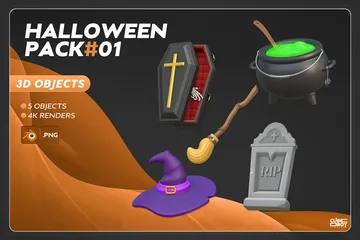 Halloween 3D Icon Pack