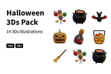 Halloween 3D Icon Pack