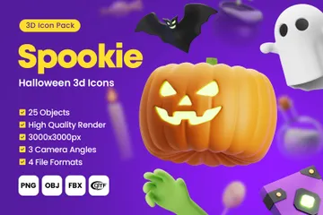 Halloween 3D Icon Pack