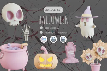 Halloween 3D Icon Pack