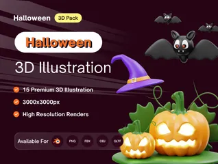 Halloween 3D Icon Pack