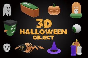 Halloween 3D Icon Pack