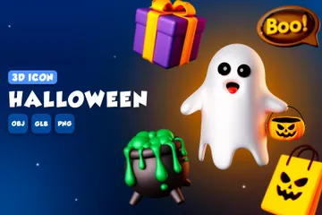 Halloween 3D Icon Pack