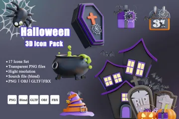 Halloween 3D Icon Pack