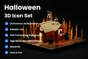 Halloween 3D Icon Pack