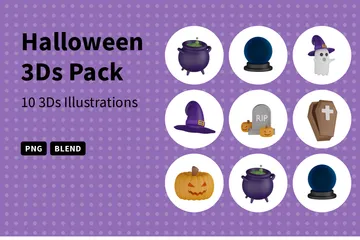 Halloween 3D Icon Pack