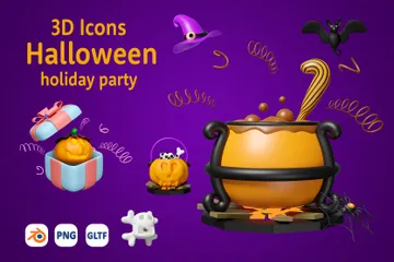 Halloween 3D Icon Pack