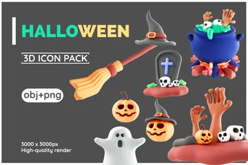 Halloween 3D Icon Pack