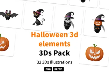 Halloween 3D Icon Pack