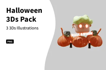 Halloween 3D Icon Pack