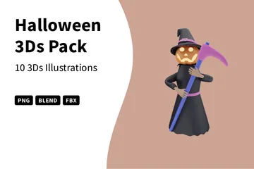 Halloween 3D Icon Pack