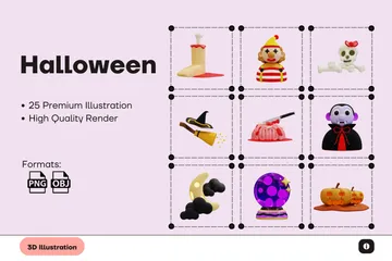 Halloween 3D Icon Pack