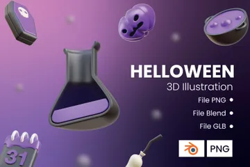 Halloween 3D Icon Pack