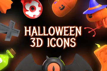 Halloween 3D Illustration Pack