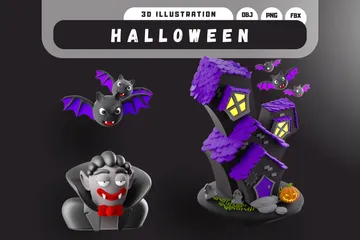 Halloween 3D Icon Pack