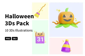 Halloween 3D Icon Pack