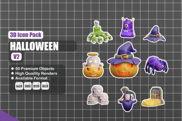 Halloween 3D Icon Pack