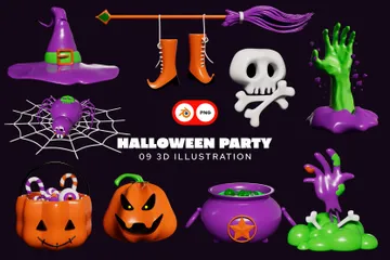 Halloween 3D Icon Pack