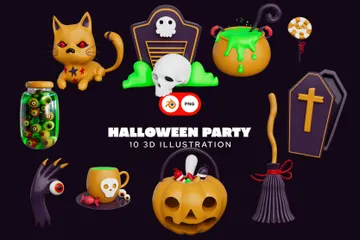 Halloween 3D Icon Pack