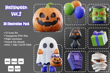 Halloween Band 2 Pack 3D Icon