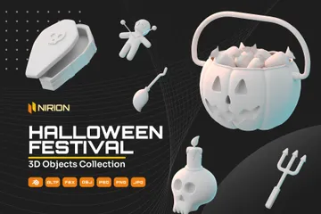 ハロウィンフェスティバル 3D Iconパック