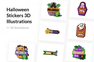 Halloween Stickers 3D Sticker Pack