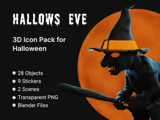 Hallows Eve 3D Illustration Pack