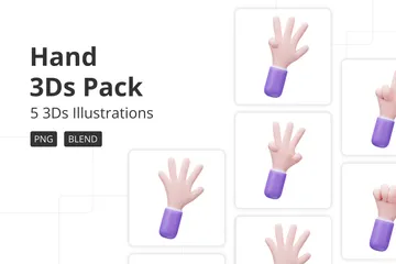 Hand 3D Icon Pack