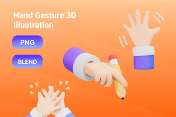 Handbewegung 3D Icon Pack