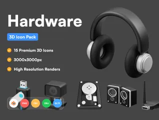 Hardware 3D Icon Pack