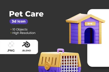 Tierpflege 3D Icon Pack