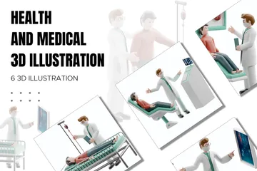 健康と医療 3D Illustrationパック