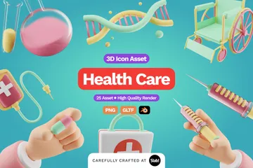 Health Care 3D Icon Pack
