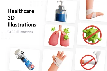 Healthcare 3D Illustration Pack