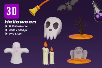Helloween 3D Icon Pack