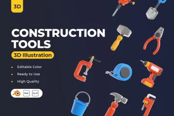 Herramientas de construcción Paquete de Icon 3D