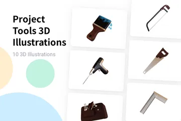 Herramientas del proyecto Paquete de Illustration 3D