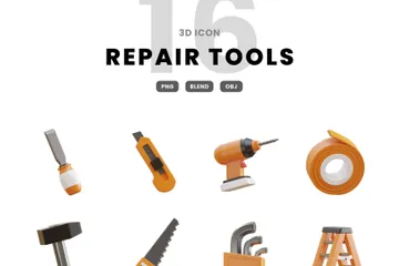 Herramientas para reparar Paquete de Icon 3D