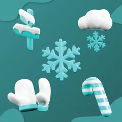 Hiver Pack 3D Icon