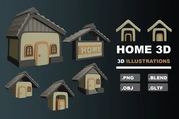 Hogar Paquete de Icon 3D