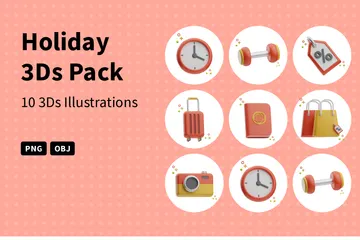 Holiday 3D Icon Pack