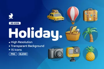 Holiday 3D Icon Pack