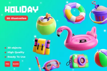 Holiday 3D Icon Pack